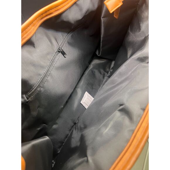 CRG Prestige Carry On Large Brown Gray Crossbody Tote Bag Purse w/Tag - Picture 5 of 5